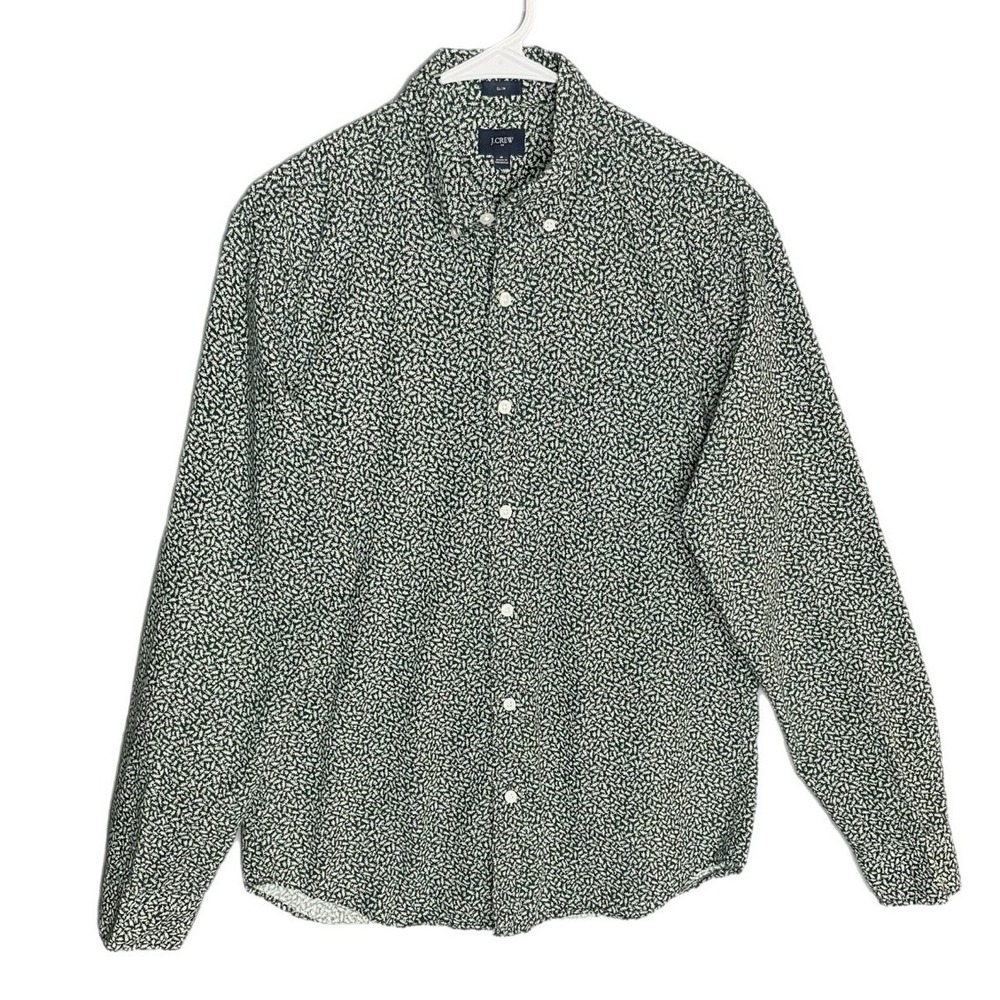 J Crew Button Up Shirt Men's Slim Size Medium